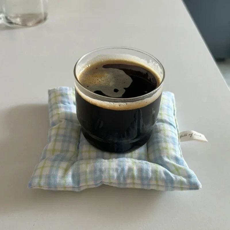 Coaster Fresh Pastoral Style Cotton Coaster Cloth Insulation Pad Table Mat Placemat Home Decoration Kitchen Accessories
