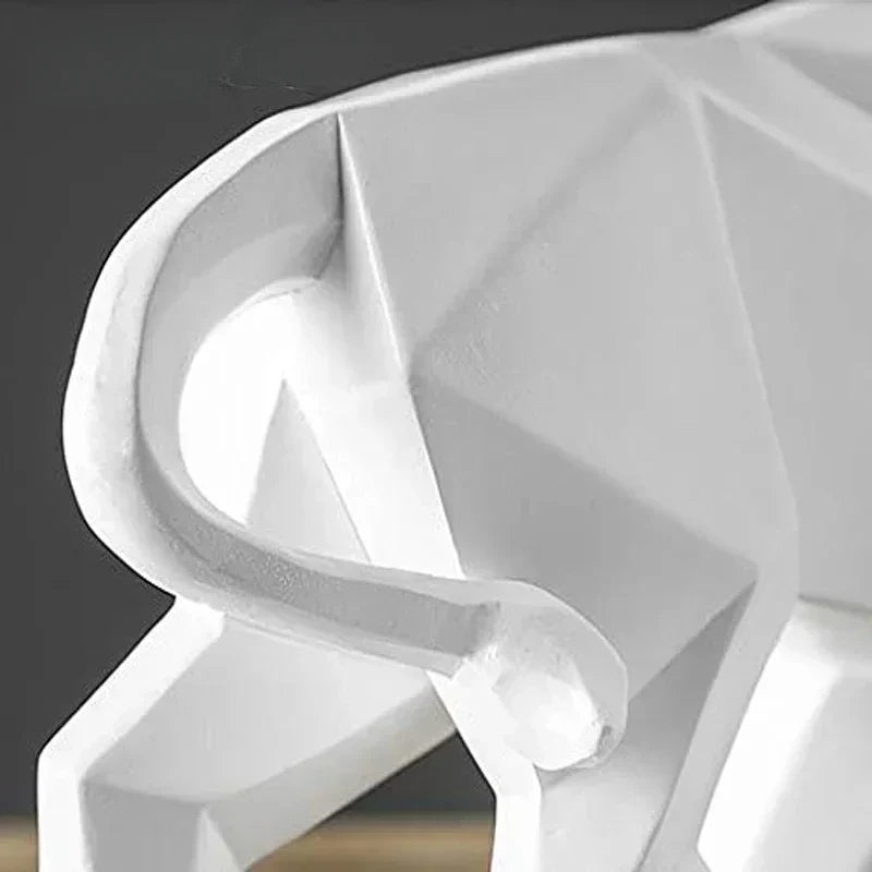 Nordic Modern Simple Resin Bull Ornaments Creative Home Decoration Crafts Indoor Study Office Cow Statue Animal Figurine