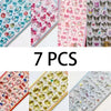 Cute Anime Hellokitty Kuromi Cinnamoroll 3D Sanrio Stickers Transparent Jelly Crystal Decorative Sticker Phone Case DIY Kids Toy