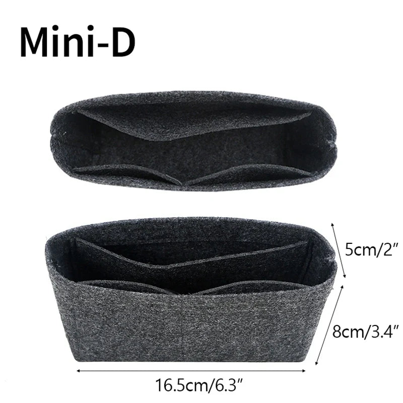 Bag Organizer for Longchamp Small Tote Bag Timid Bags Storage & Finishing Inner Liner Handbags Insert Organizer Fit Mini Size