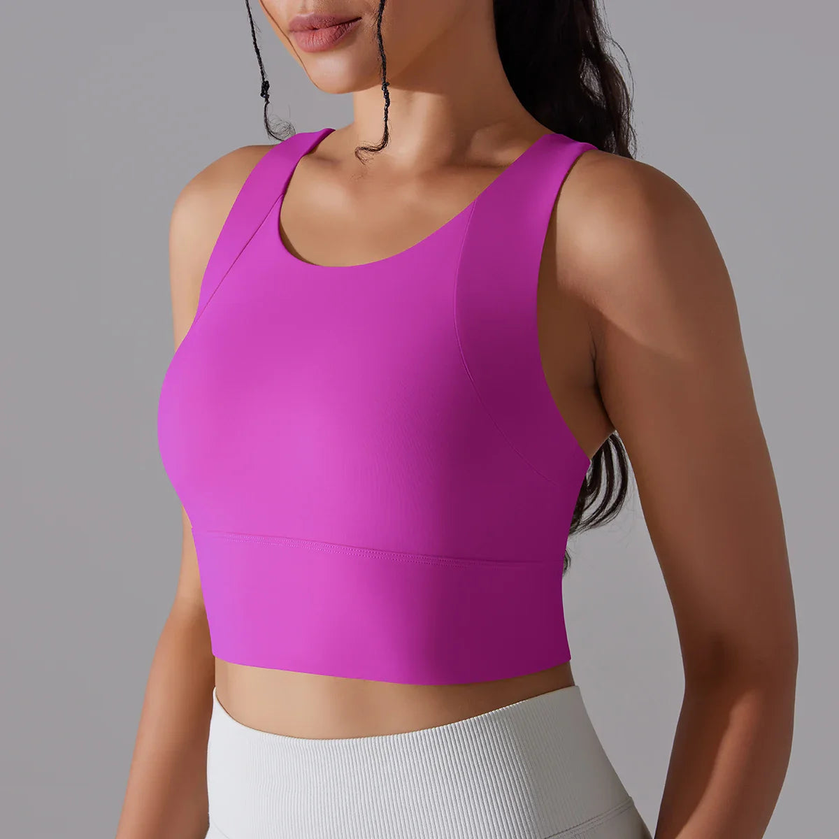 Nylon Sexy Women's Sports Bra Top Women Tight Elastic Gym Sport Yoga Bras Crop Top Yoga Clothes Stretch Women Sports Underwear