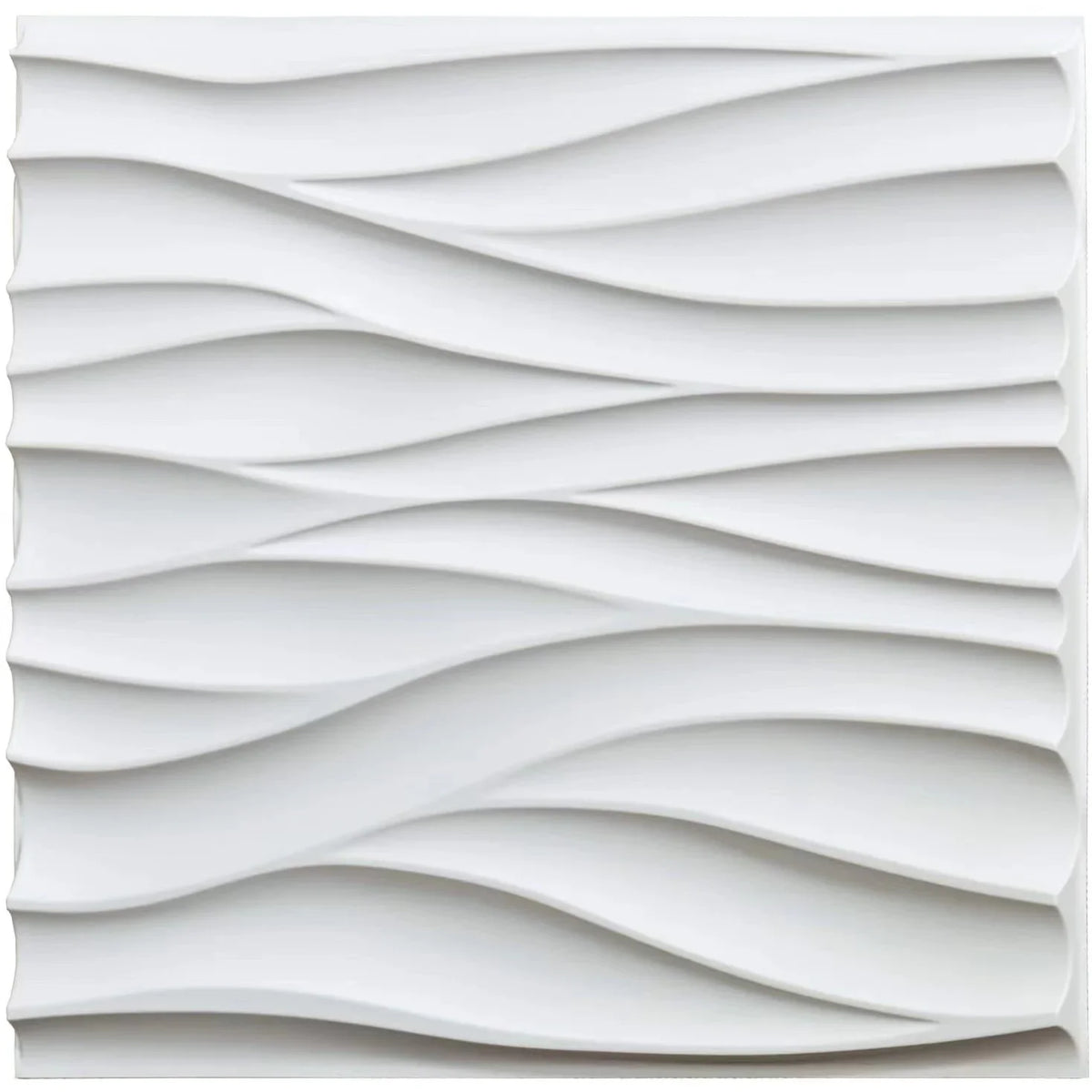 30x30cm Three-dimensional Wave Wall Panels Interior Wall Decor Paintable Wallpaper 3D Wall Decor Covering Panels For Living Room