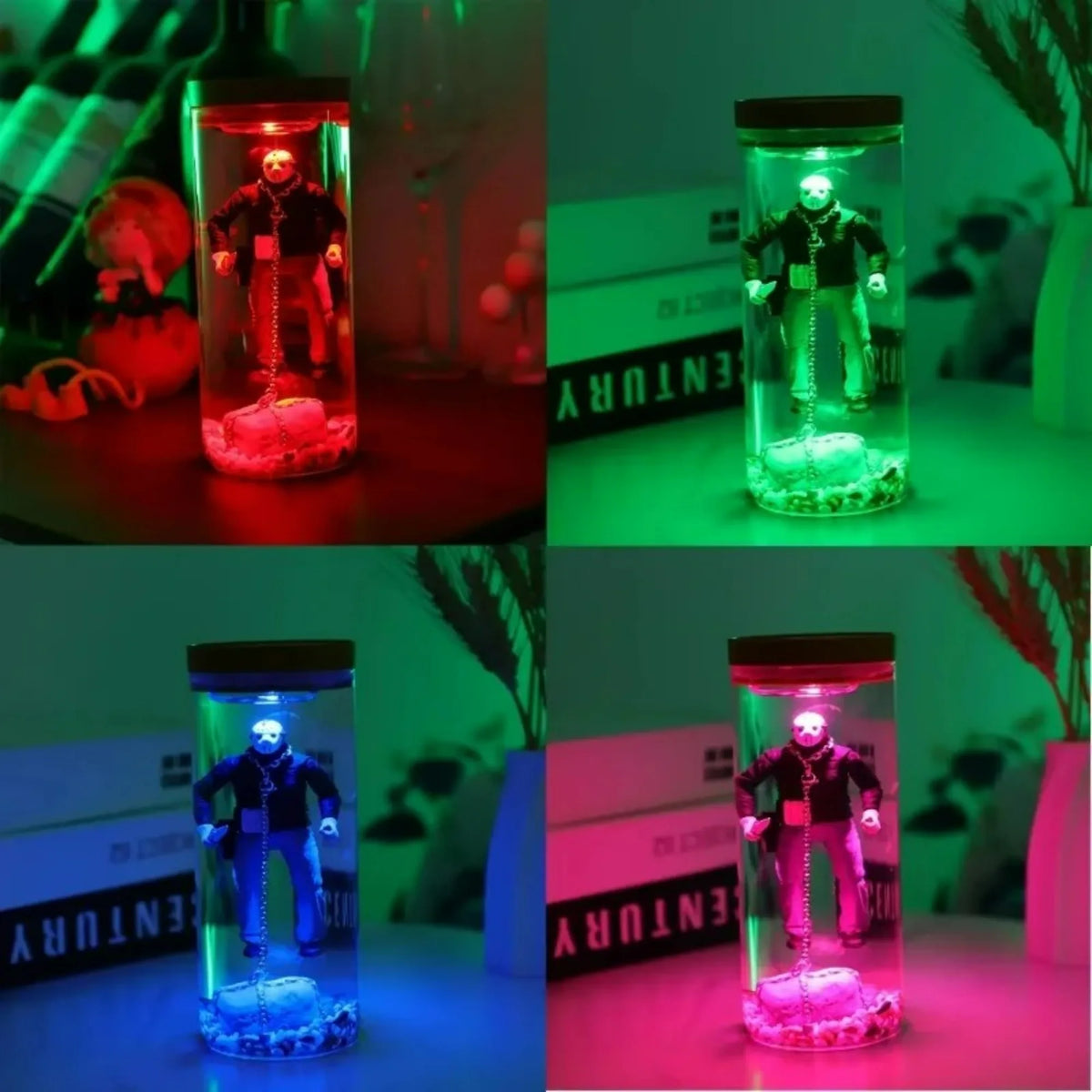 Alien Resin Figurine Lamp Stand Bedroom Decorative Extraterrestrial Life Form Lighting Home Decoration