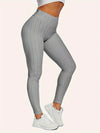 Sexy Bubble Yoga Fitness Leggings Solid Color Slim Fit Hip Lifting Sports Pants WOMEN'S Sportswear