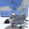 Q-Version F16 Metal Alloy Airplane Model(including base)Home placement, collection and decoration  Creative gift