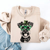 Schnauzer Adorable Dog St Patrick's Day Lucky Irish Festive Pet Lover Premium Sweatshirt