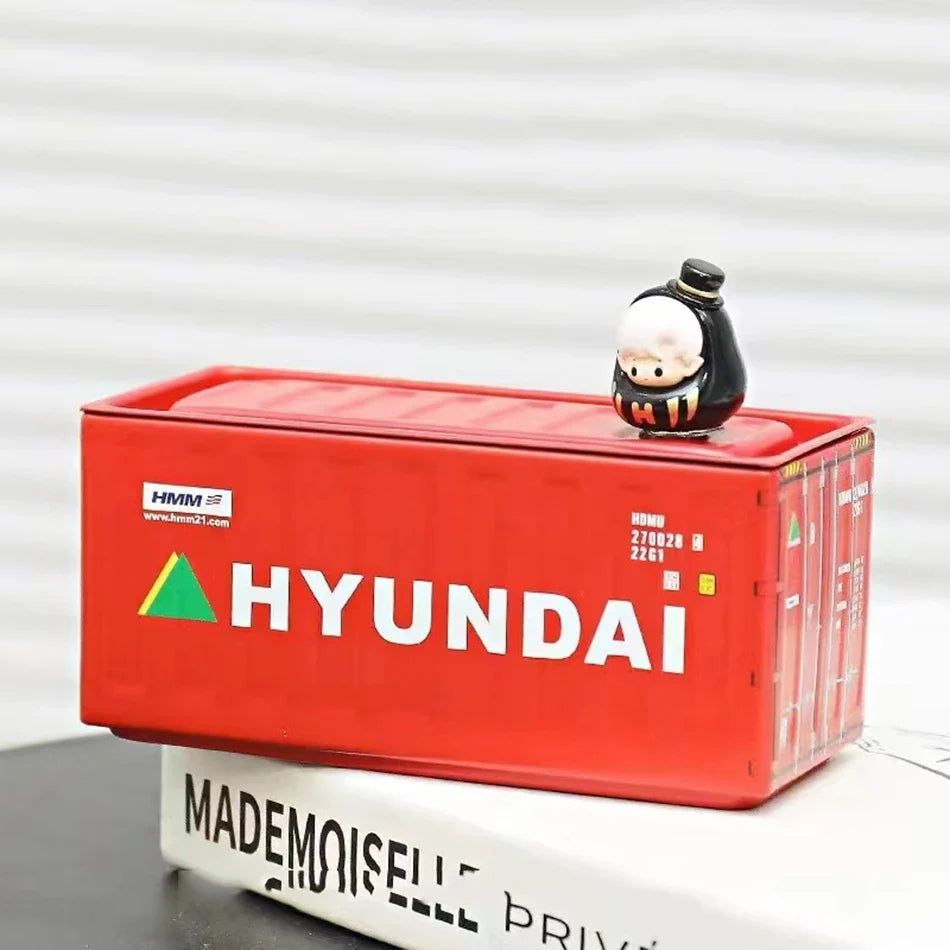 Mini Iron Storage Box Miniature Storage Iron Box Creative Decoration Collect Small Item Desktop Mini Container Model Xmas Gifts