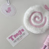 Cute Pink Fish Board Plush Coaster for Girl's Heart Shooting Prop Thick Insulated Coaster Home Decoration Gifts