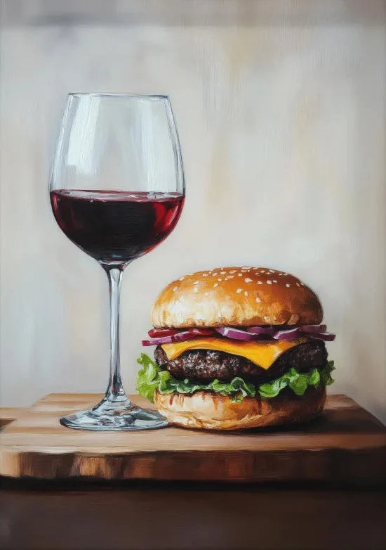 Food Kitchen Cocktail Wine Art Decor Canvas Printing Poster Kitchen Dining Room Living Room Aesthetic Wall Decor Foodies Prints