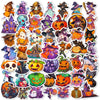 10/30/50pcs Cool Cartoon Halloween Witch Waterproof Stickers Decoration Decals Motorcycle Laptop Phone Luggage Car Sticker Toy