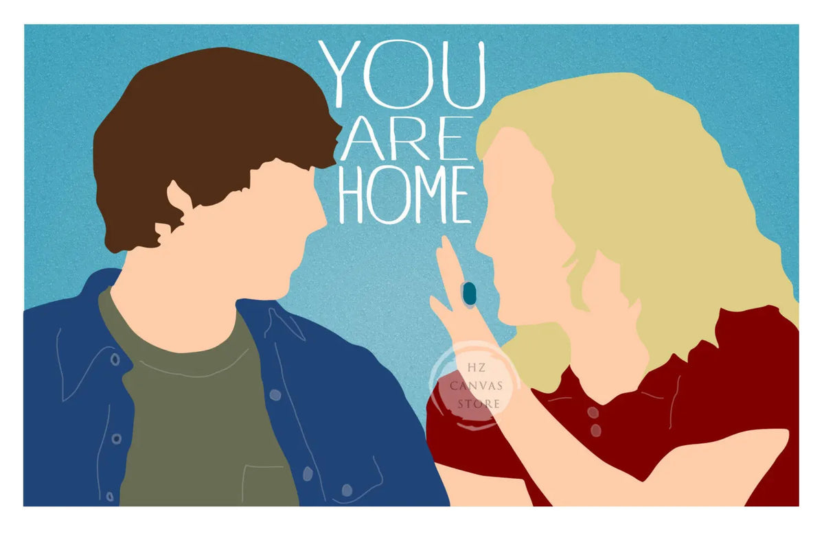 Dumb and Dumber/Eternal Sunshine of The Spotless Mind/Friday Night Lights Minimalist Cartoon Style Movie Poster Canvas Print Art