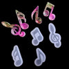 1pc Musical Note Silicone Mold Music Symbol Fondant Chocolate Sugarcraft Mould Cake Decorating Tools Baking Accessories
