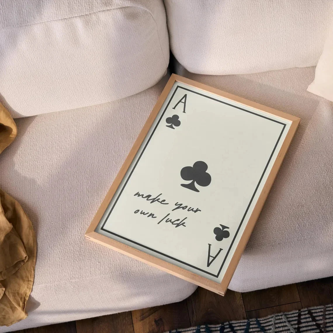 Personalized Poker Square Ace Wall Art Prints Canvas Painting Poster Picture For Living Bed Room Home Decor