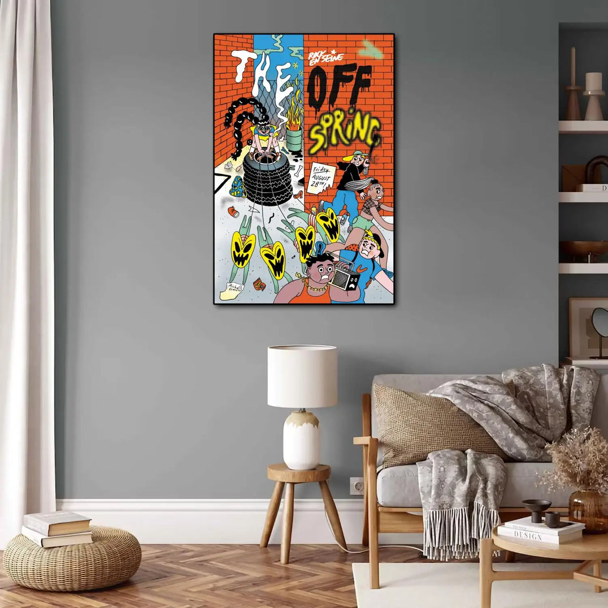 the offspring Anime Video Game Canvas Art Poster and Wall Art Picture Print Modern Family bedroom Decor Posters