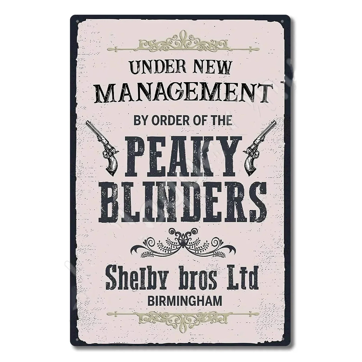 P-Peakys B-Blinders Whiskey Metal Sign - Retro Tin Plaque with Iconic Flat Cap & Whiskey Bottle Art, Eye-Catching Wall Decor