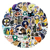 60pcs Horror Movie Coraline & the Secret Door Stickers Phone Scrapbook Suitcase Cartoon Graffiti Decals Sticker For Stationery