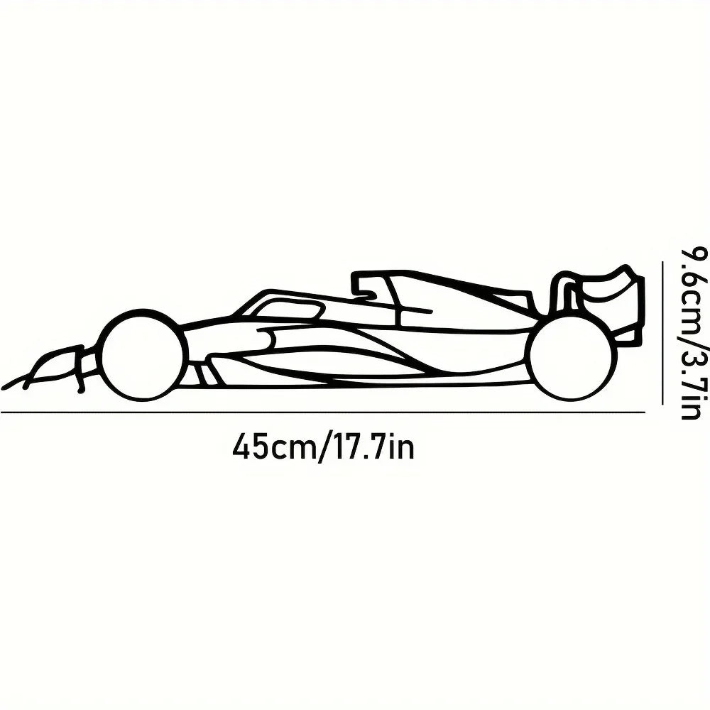 Decorative Hot Border Metal Line Art Designed Specifically for Passionate Automotive Aficionados Looking To Create Wall Displays