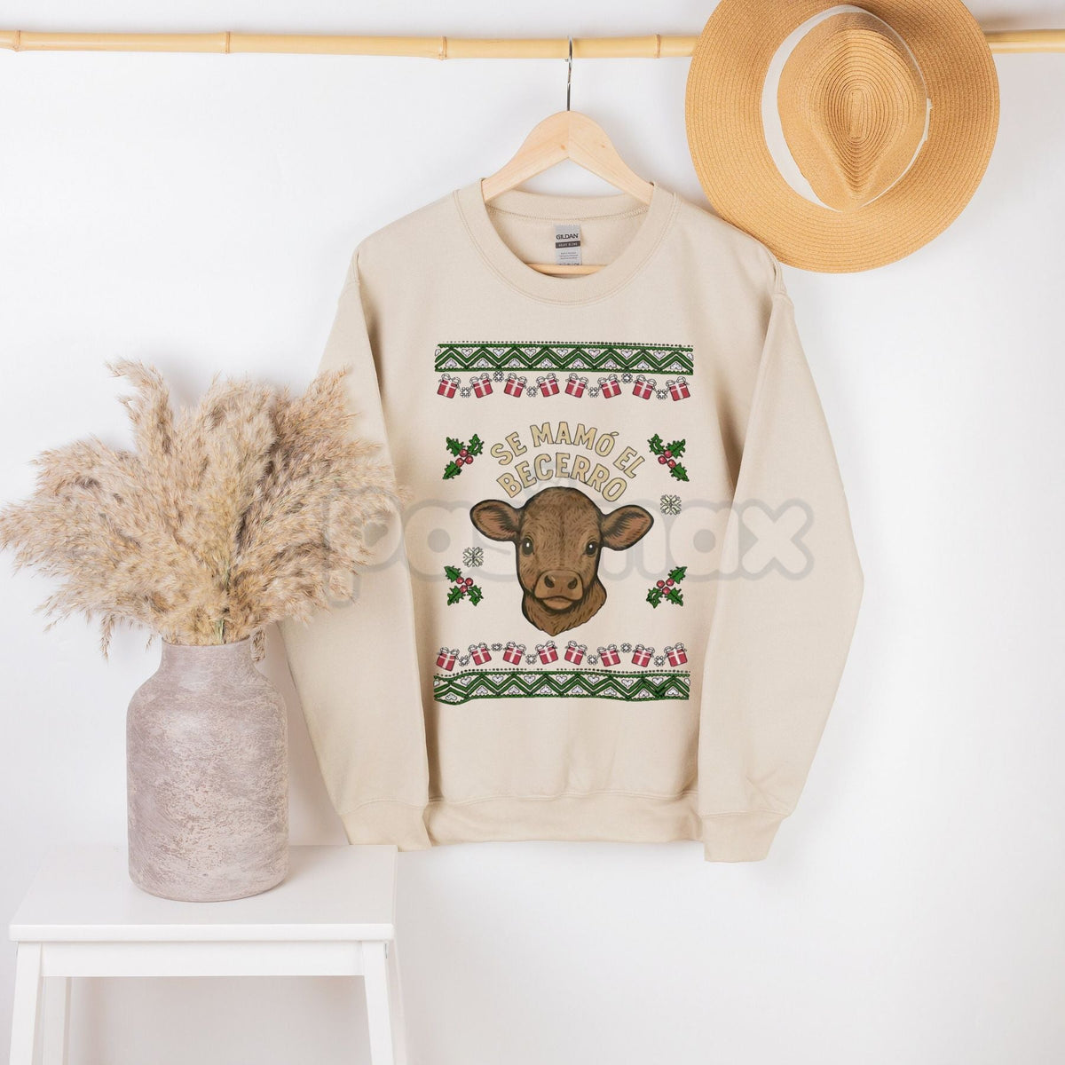 "Se Mamó El Becerro" Sweatshirt | Funny Mexican Spanish Idiom Crewneck | Norteño Music Fan Gift