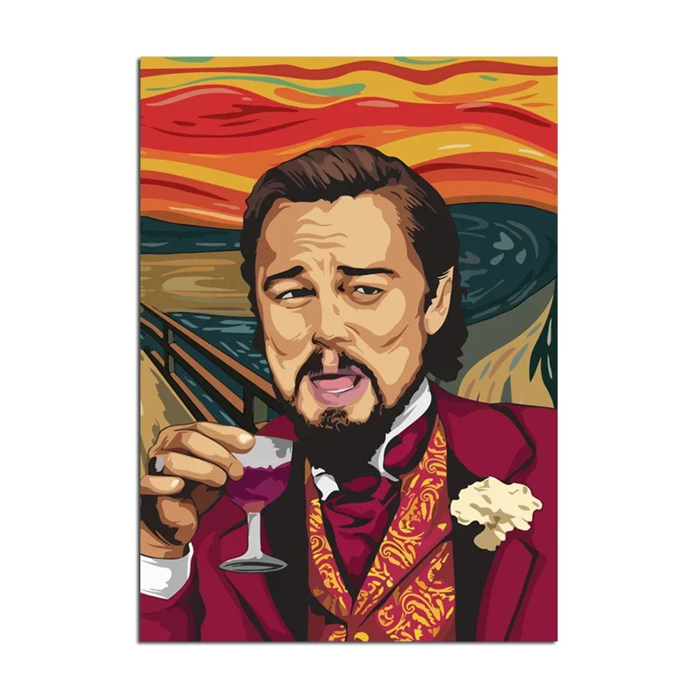 Classic Abstract Wall Art Creative Graffiti The Great Gatsby Canvas Print Poster Home Living Room Bedroom Decorative Painting