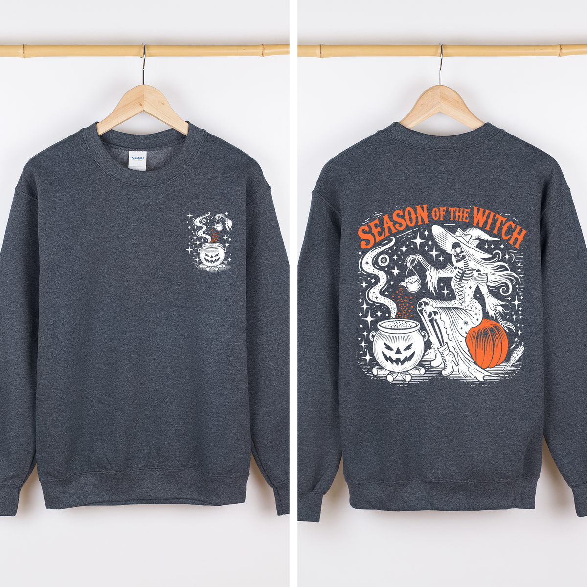 Season Of The Witch Night Of Horrors Vintage Halloween Limited Edition Sweatshirt