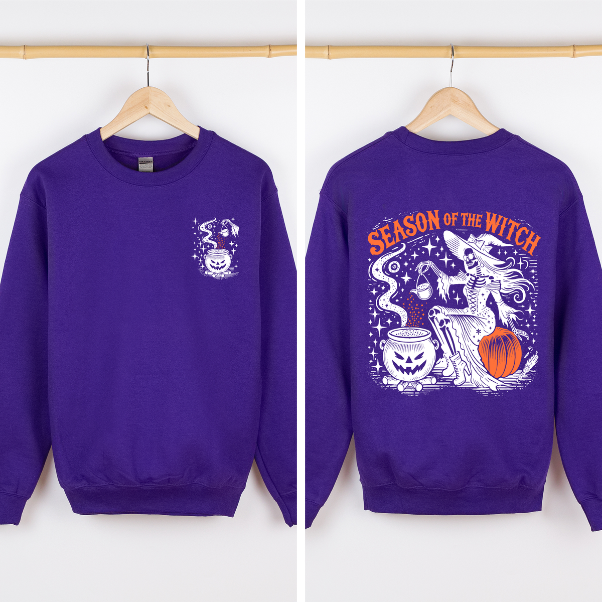 Season Of The Witch Night Of Horrors Vintage Halloween Limited Edition Sweatshirt