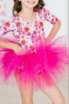 SALE Secret Garden 3/4 Sleeve Tutu Leotard