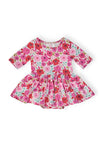Secret Garden 3/4 Sleeve Twirl Bodysuit