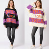 Sequin Halloween Sweatshirt for Women – Sparkly Festive Top