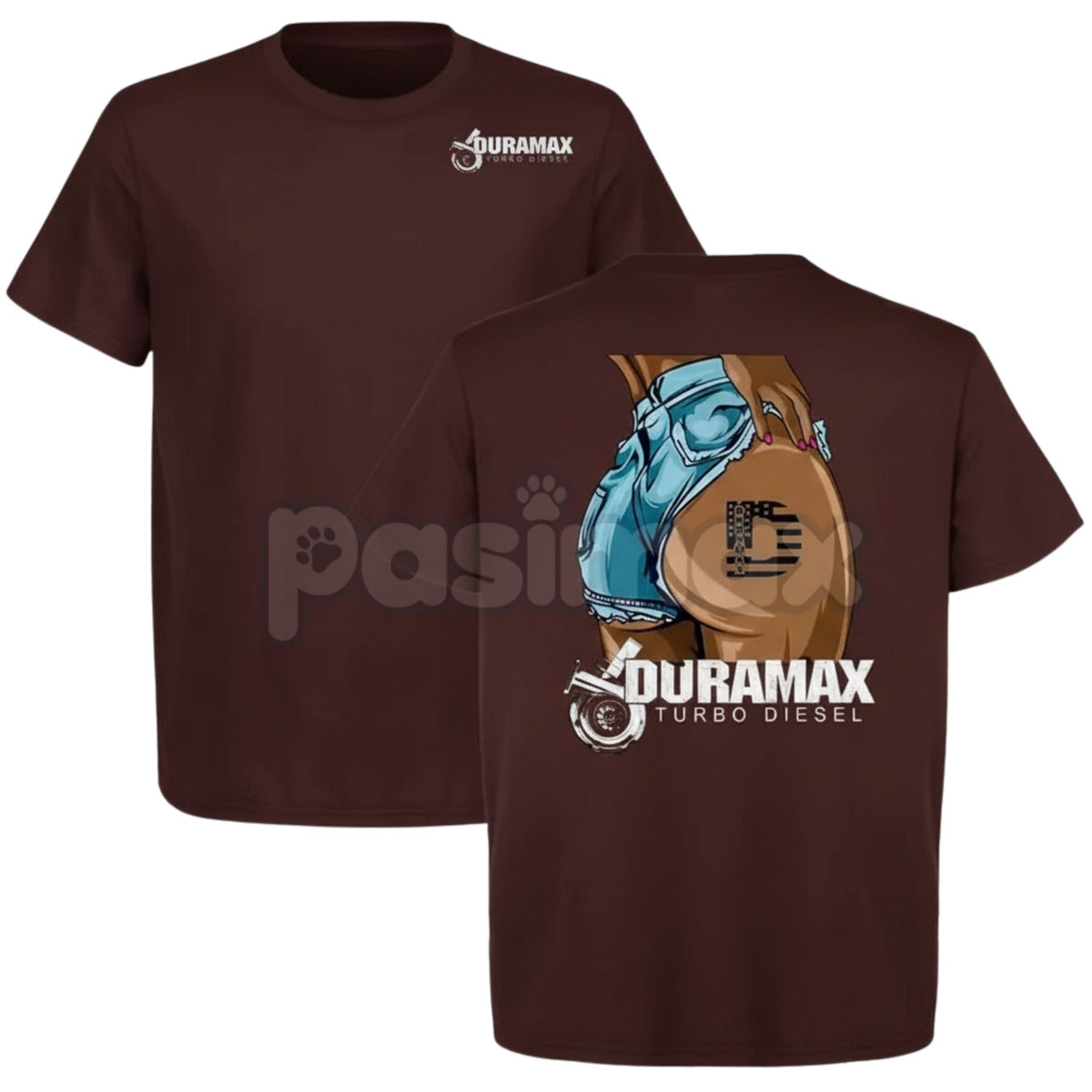 Sexy Duramax Babe 2 Sides T-shirt - Truck & Car Enthusiast Shirt, Diesel Performance Apparel, Bold Women's Truck Fan Gift