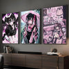 Cartoon Cute ANIME J-Jirai Kei Poster Sticky Wall Art Printing Waterproof Home Living Bed Room Bar Aesthetic Decor