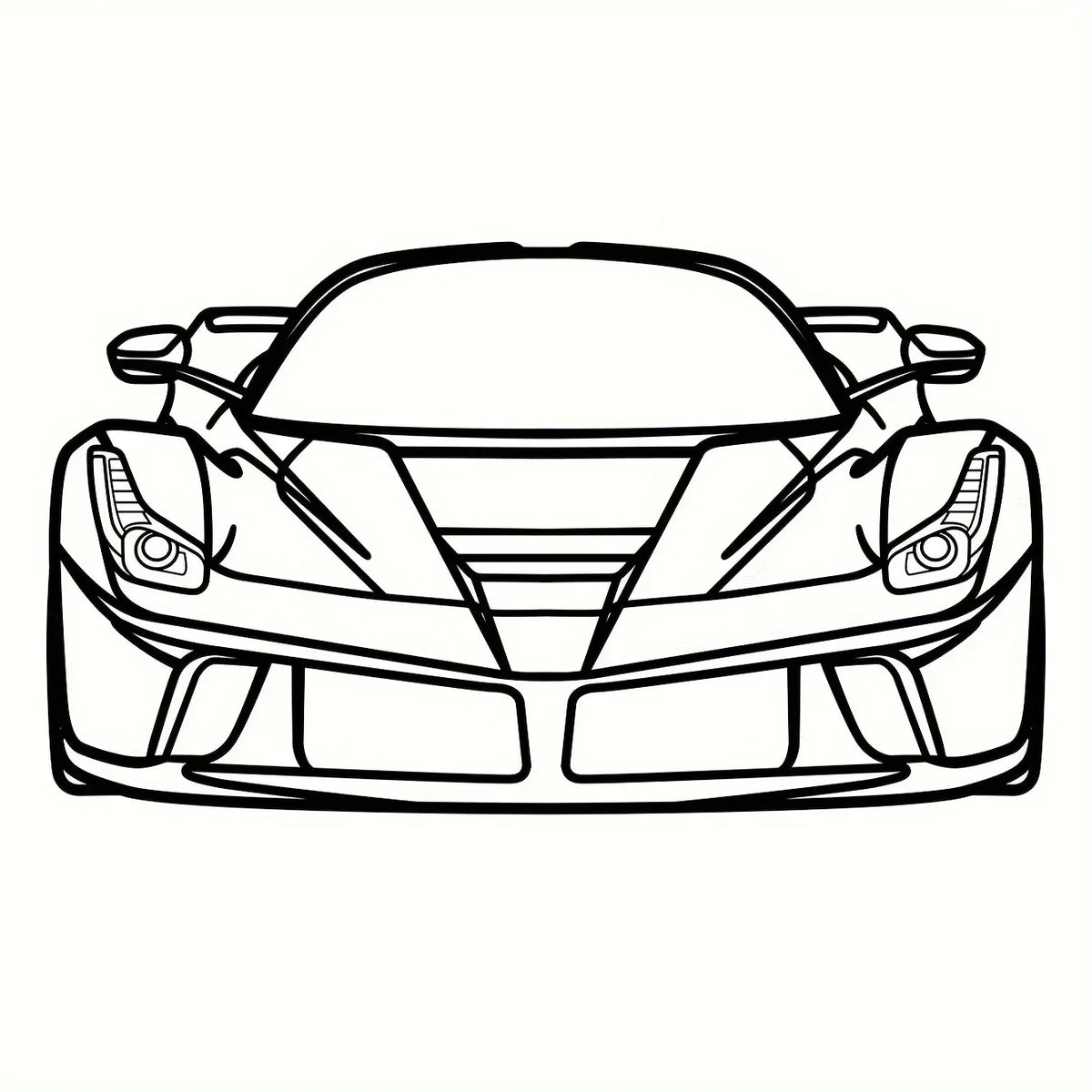 Decorative Hot Border Metal Line Art Designed Specifically for Passionate Automotive Aficionados Looking To Create Wall Displays