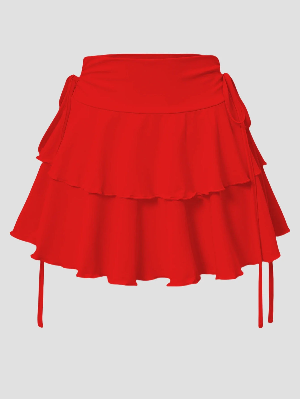New Solid Color Skirt Women Summer Fashion Outdoor Versatile High Waist Slim Fit Elastic Waist Short Skirt Goods In Stock