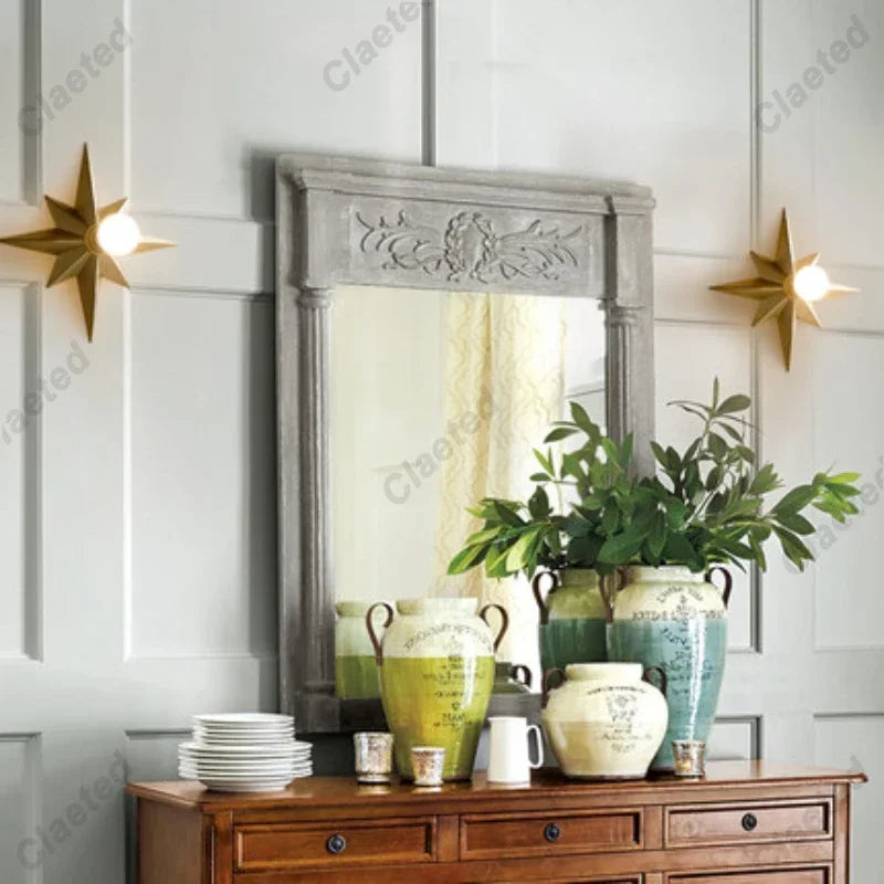 Creative Star Wall Lamp LED Wall Lamp for Luxury Living Room Bedroom Bedside Hotels Background Home Decorative Wall Sconce