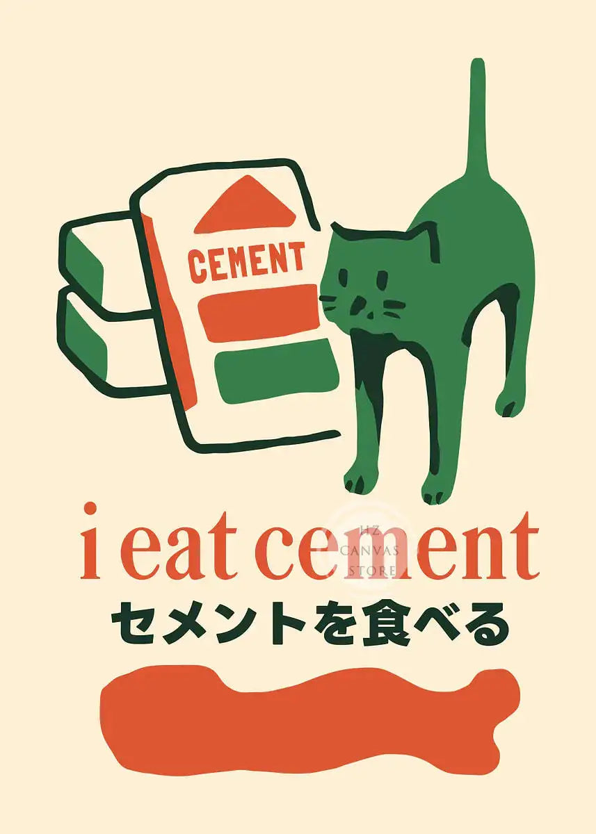 Funny Cat Meme Posters Cartoon Japanese Cat Art Internet Meme Culture Canvas Print Modern Living Room Bedroom Home Decor Gift