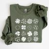 Shamrock Doodles Retro St Patrick's Day Festive Shamrock Parade Theme Sweatshirt