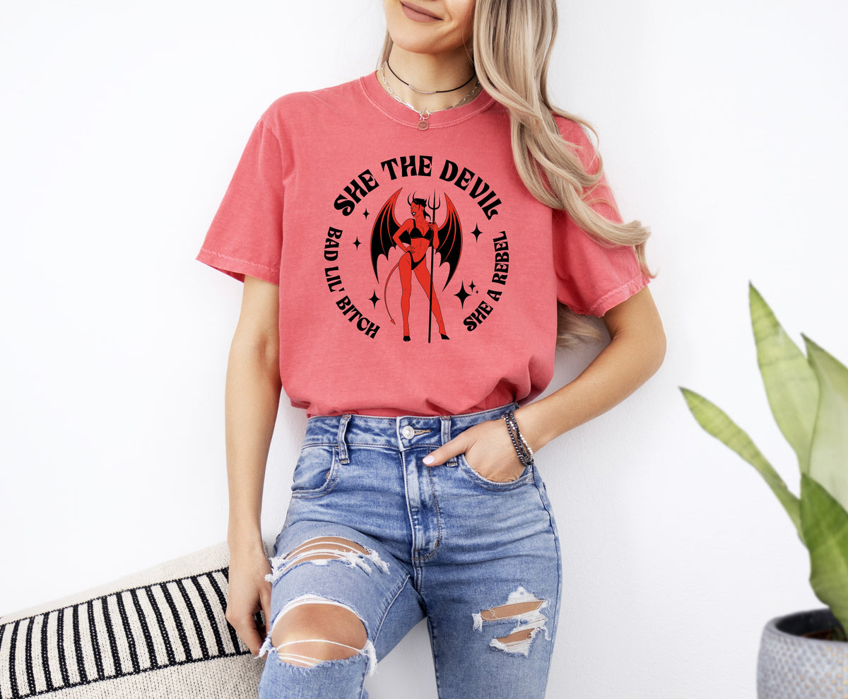 She Devil Cat Lyrics Rap Lyrics Song Lyrics Paint The Town Red Concert Tee Rebel Hip Hop Comfort Colors Tee