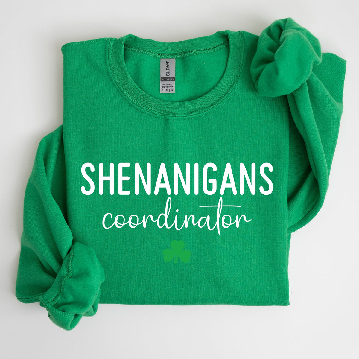 Shenanigans Coordinator St Patrick's Day Irish Pride Humor Design Cozy Sweatshirt
