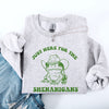 Shenanigans Frog Sheriff Leprechaun St Patrick's Day Shamrock Clover Lucky Sweatshirt
