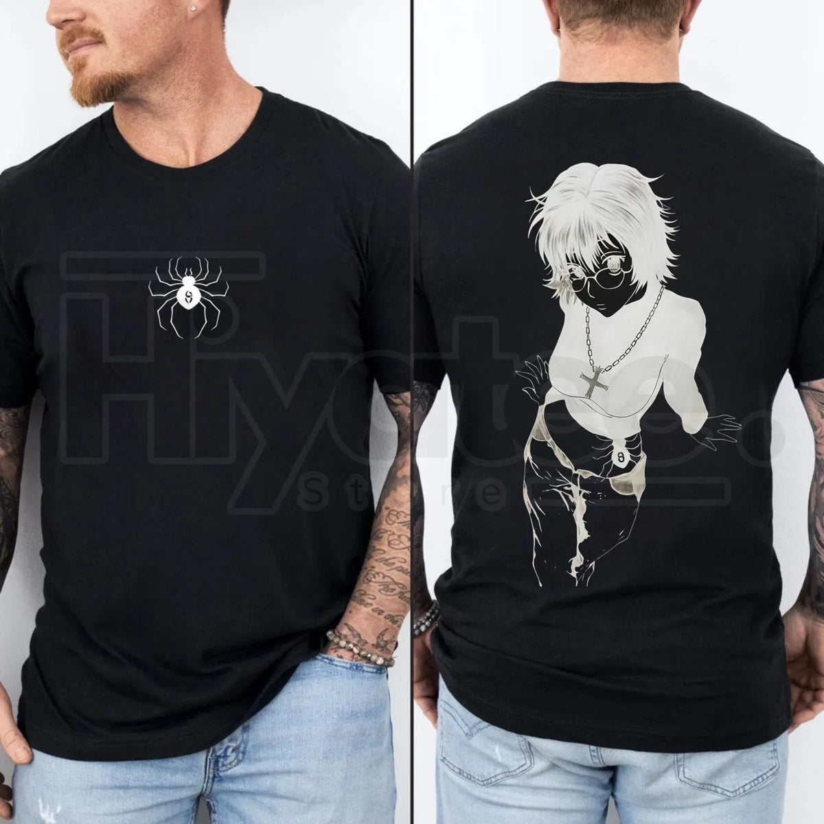 Shizuku Hunter x Hunter Vintage Double-Printed Heavyweight