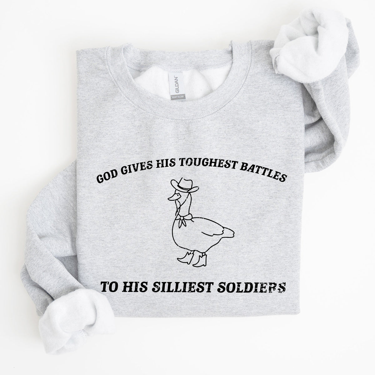 Silly Goose Funny Aesthetic Cozy Graphic Playful Quirky Banter Artwork Sweatshirt