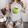 Silly Tennis Bird Meme T-Shirt - Gen Z Brainrot Aesthetic Graphic Tee, Funny Viral Internet Bird Shirt, Premium Heavyweight Unisex Streetwear, Trendy TikTok Humor Top, Abstract Meme Culture Apparel