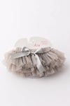 SALE Silver Glitter Ruffle Tutu Bloomer