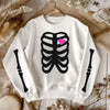Skeleton Halloween Sweatshirt for Women – Spooky & Cozy Crewneck