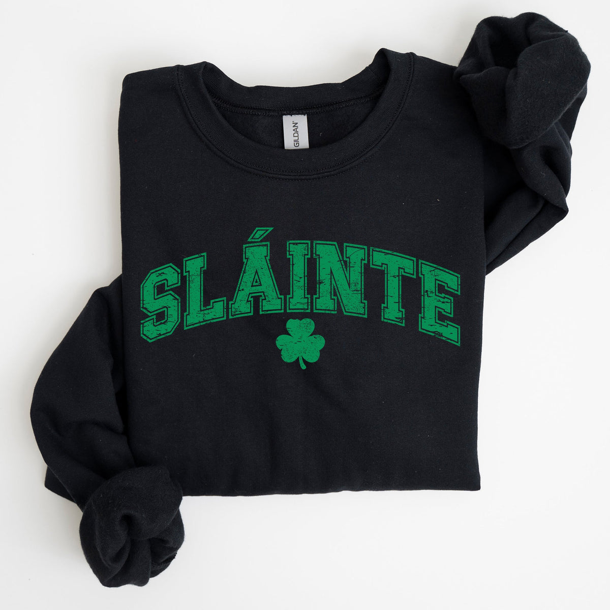 Slainte Gaelic Health Luck St Patrick's Day Irish Pride Celtic Symbols Sweatshirt