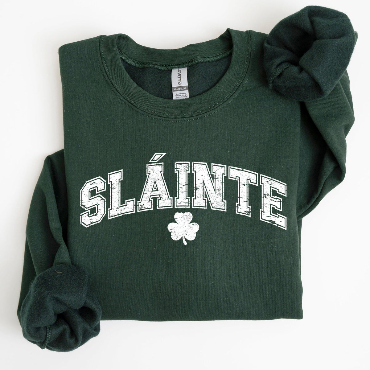 Slainte Gaelic Health Luck St Patrick's Day Irish Pride Celtic Symbols Sweatshirt