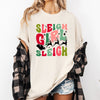 Sleigh Girl Sleigh Santa Christmas Reindeer Winter Xmas Holiday Comfort Colors Tee