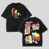 Smiling Friends Season 3 Vintage Washed Tee & Sweatshirt – Double Printed Graphic Streetwear