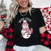 Snow Cute Bougie Snowman Christmas BooJee Holiday Edition Seasonal Collection Graphic Tee