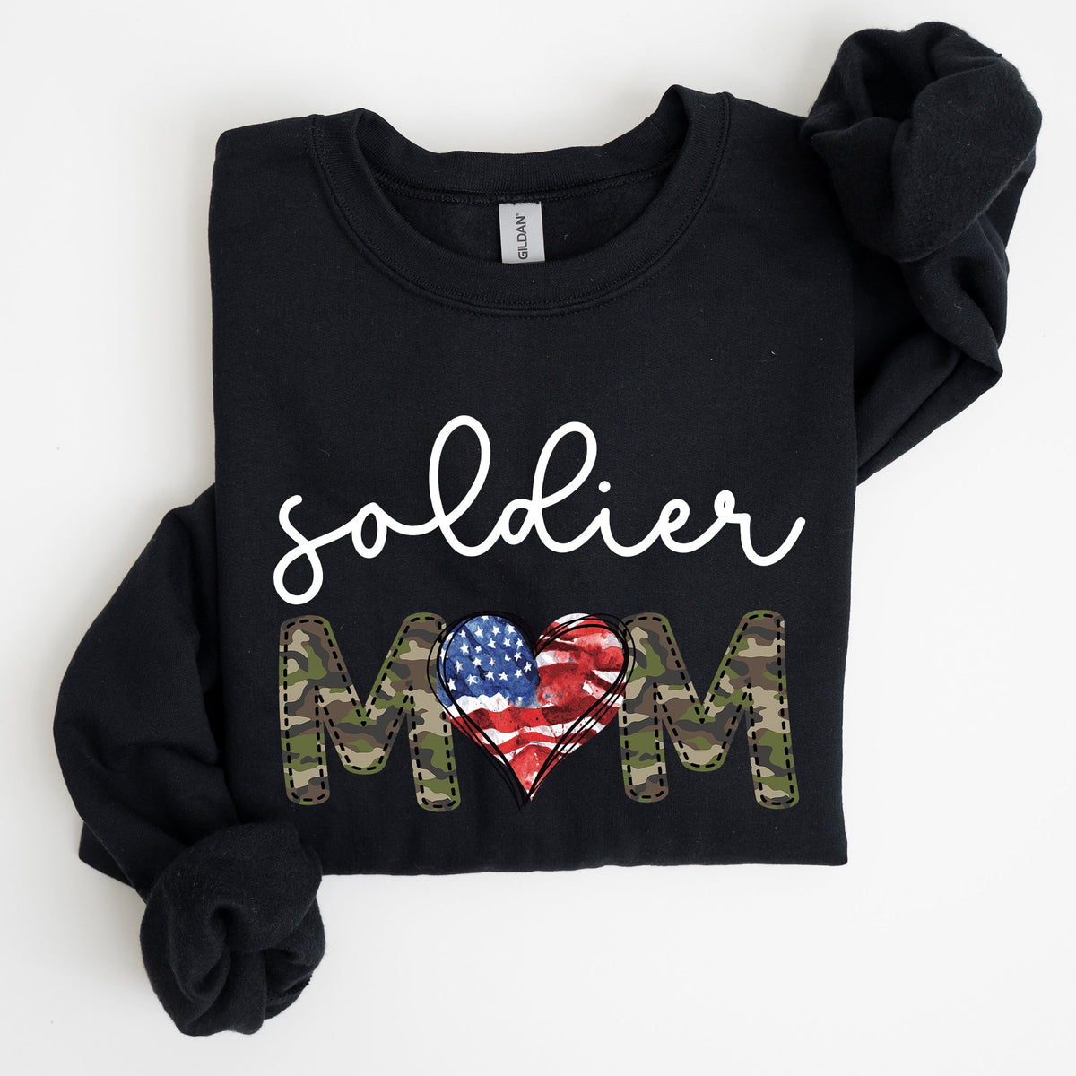 Soldier Mom Military Armed Forces Proud Mama Of A Hero Mother's Day Edition Sweatshirt