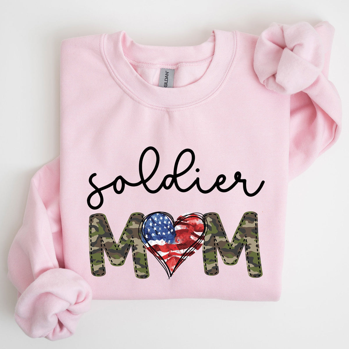 Soldier Mom Military Armed Forces Proud Mama Of A Hero Mother's Day Edition Sweatshirt
